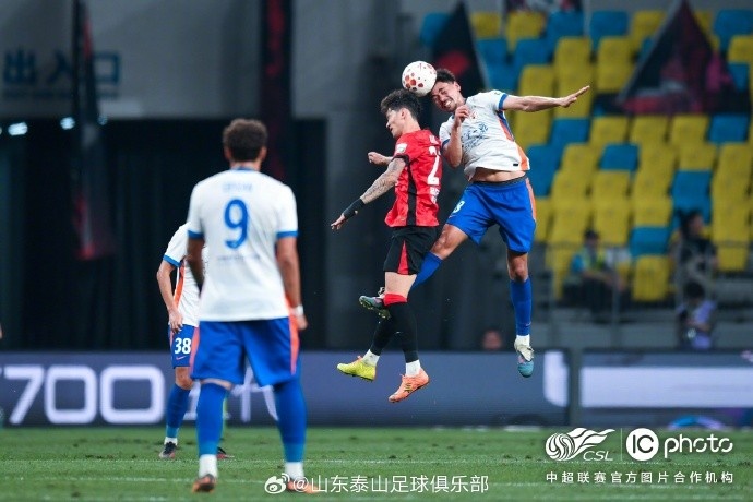 泰山客場(chǎng)0-1蓉城，五輪連勝終結(jié)